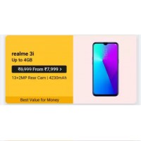 2024 Offers : Realme 3i gets price drop in big billion days