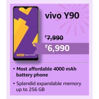 Rs. 1000 Price cut on Vivo Y90