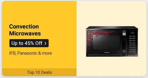 Up to 25% - 35% off on Microwave oven at Flipkart Big Diwali Sale