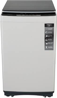 Wash your clothes using MarQ by Flipkart 8 kg with Delay Start Fully Automatic Top Load Grey which costs 38% less on Flipkart